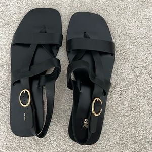Black sandals